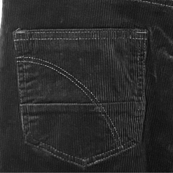 Duberess Women’s Black Corduroy Straight Leg Jeans 30" x 28" New! - Picture 4 of 10